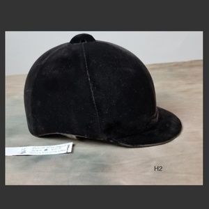 H2 Black Pro Rider Equestrian Show Helmet